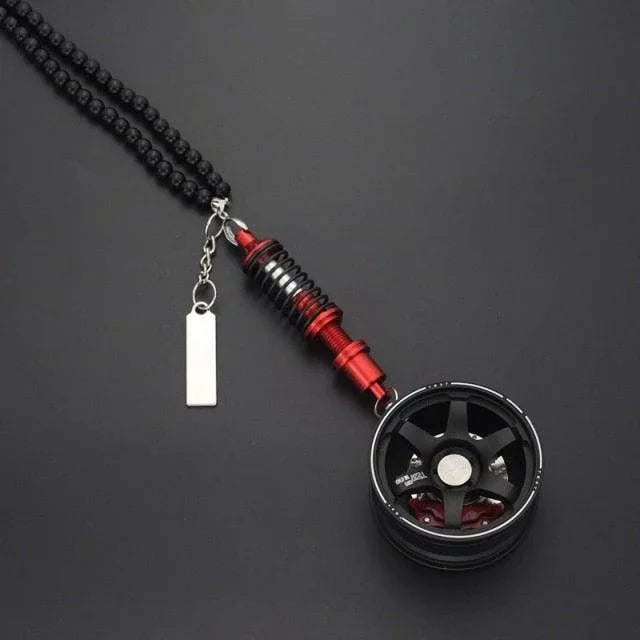 Coilover and JDM Wheel hanging ornament