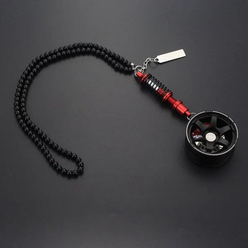 Coilover and JDM Wheel hanging ornament