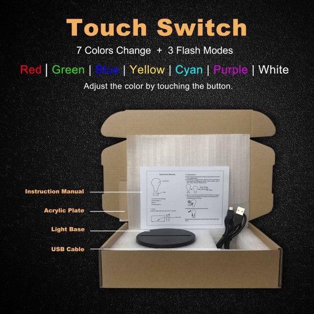 GTR multi-color LED Lamp