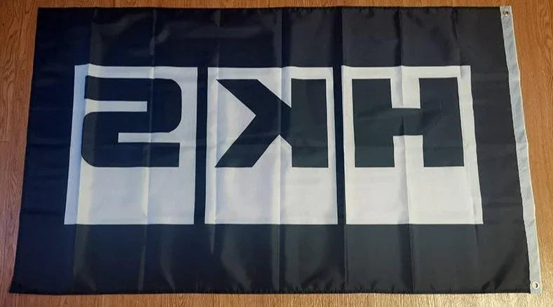 HKS black banner / flag 2ft*3ft (60*90cm) 3ft*5ft (90*150cm)