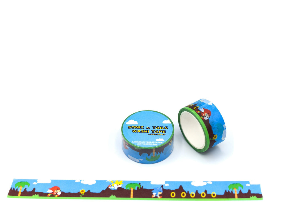 Sonc and Tails Washi Tape & Knuckles