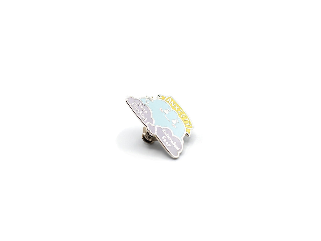 Anxiety Cloud - Mental Health Awareness Hard Enamel Pin