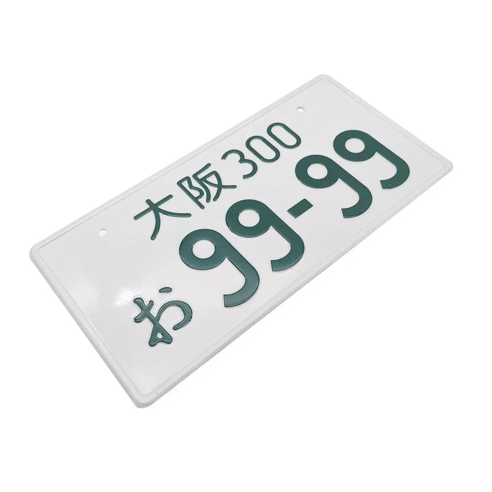 JDM Aluminum License Plate