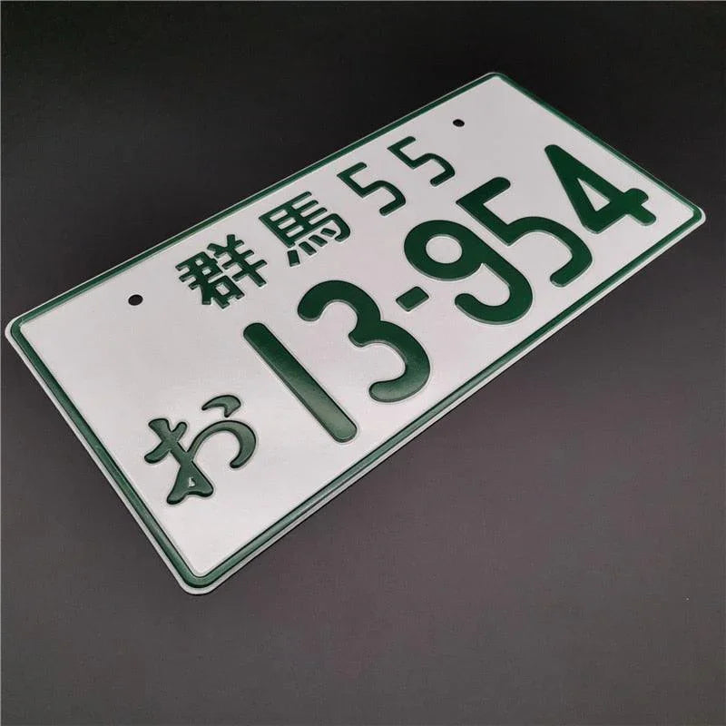 JDM Aluminum License Plate