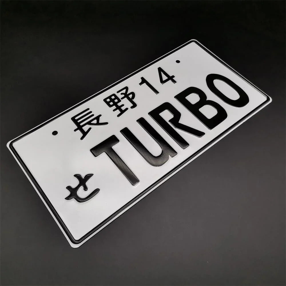 JDM Aluminum License Plate