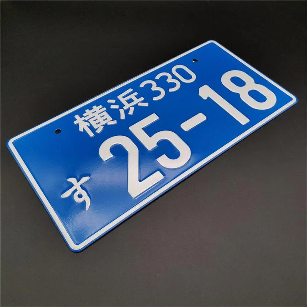 JDM Aluminum License Plate