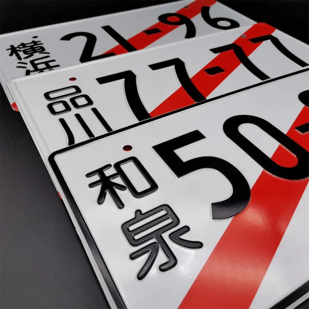 JDM Aluminum License Plate