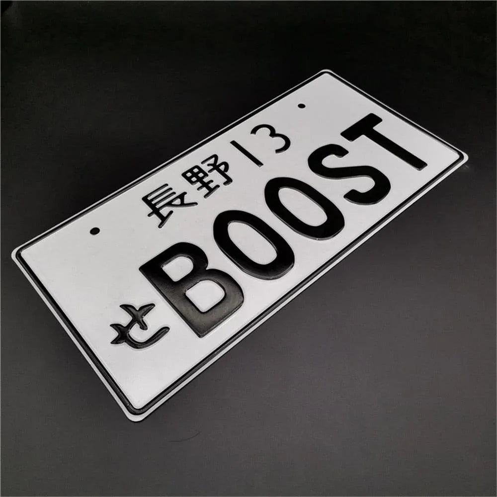 JDM Aluminum License Plate