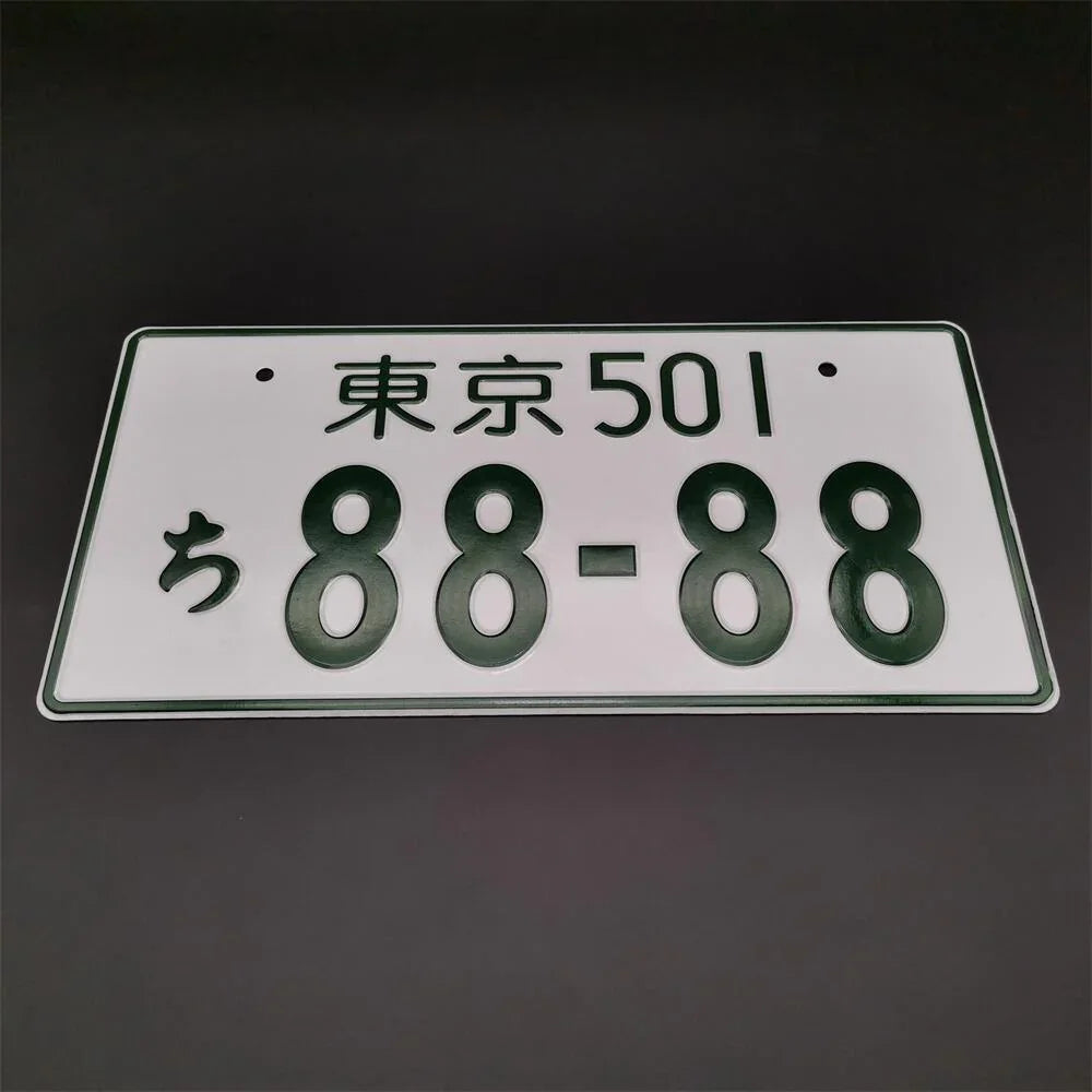 JDM Aluminum License Plate