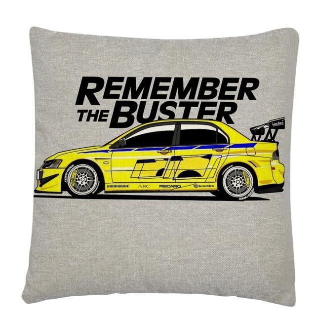 JDM car cushion covers - 45 x 45cm