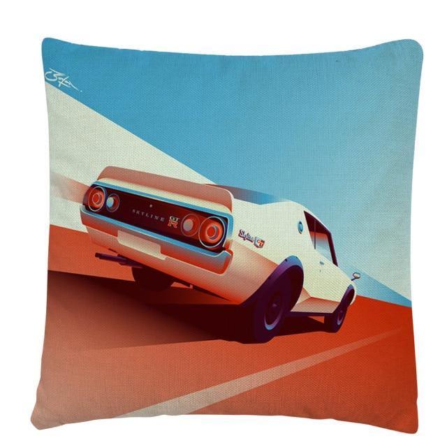 JDM car cushion covers - 45 x 45cm