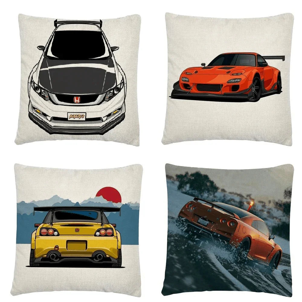 JDM car cushion covers - 45 x 45cm