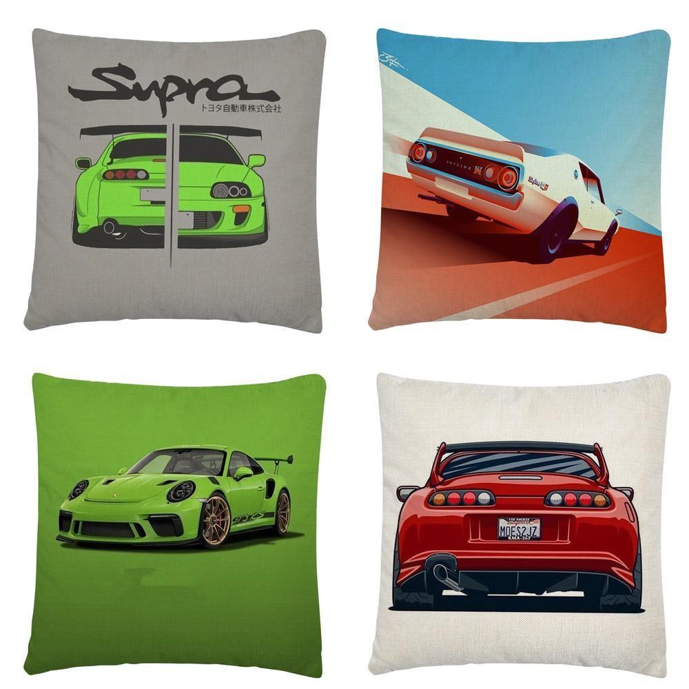 JDM car cushion covers - 45 x 45cm