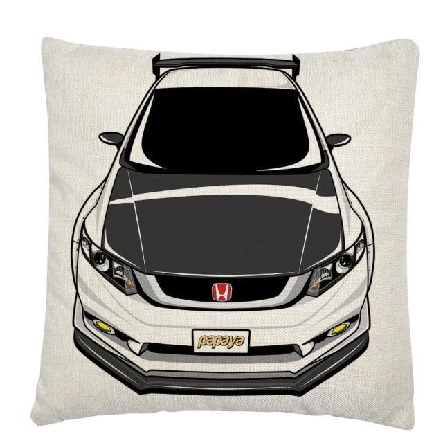 JDM car cushion covers - 45 x 45cm