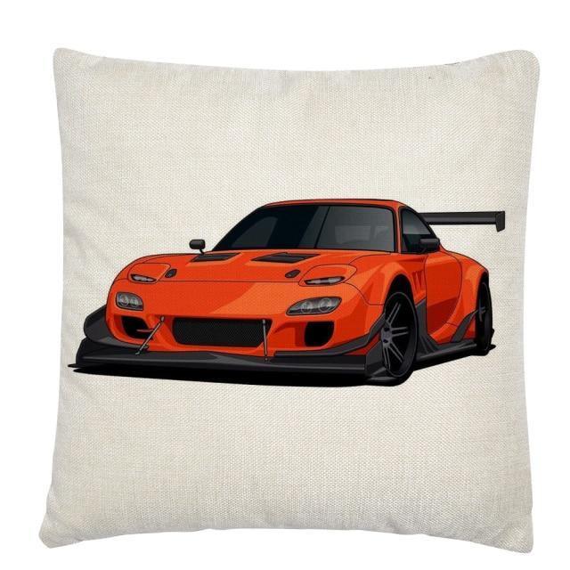 JDM car cushion covers - 45 x 45cm