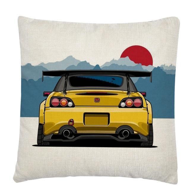 JDM car cushion covers - 45 x 45cm