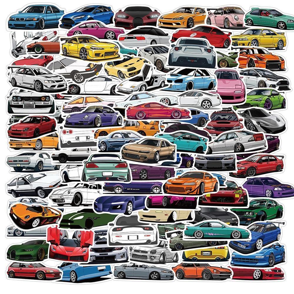 JDM Car sticker pack - 50 / 100 pieces