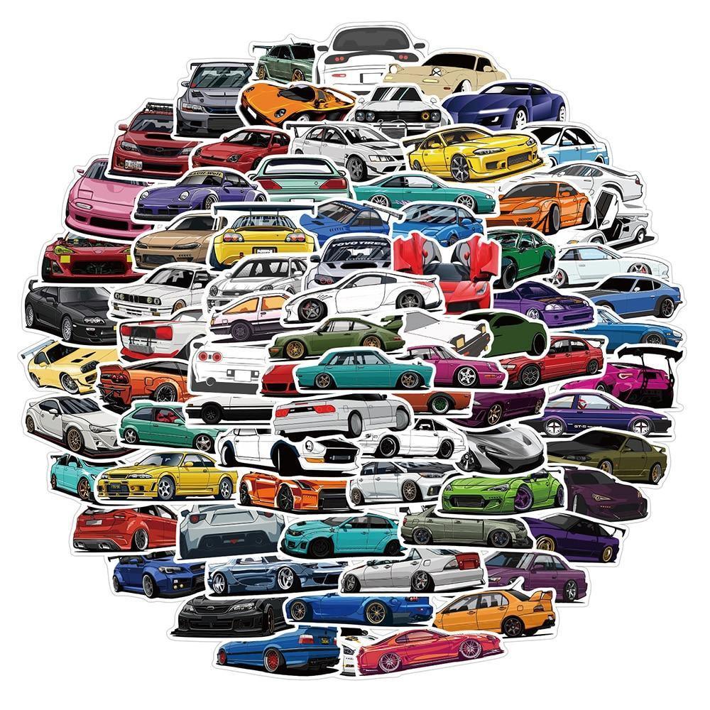 JDM Car sticker pack - 50 / 100 pieces