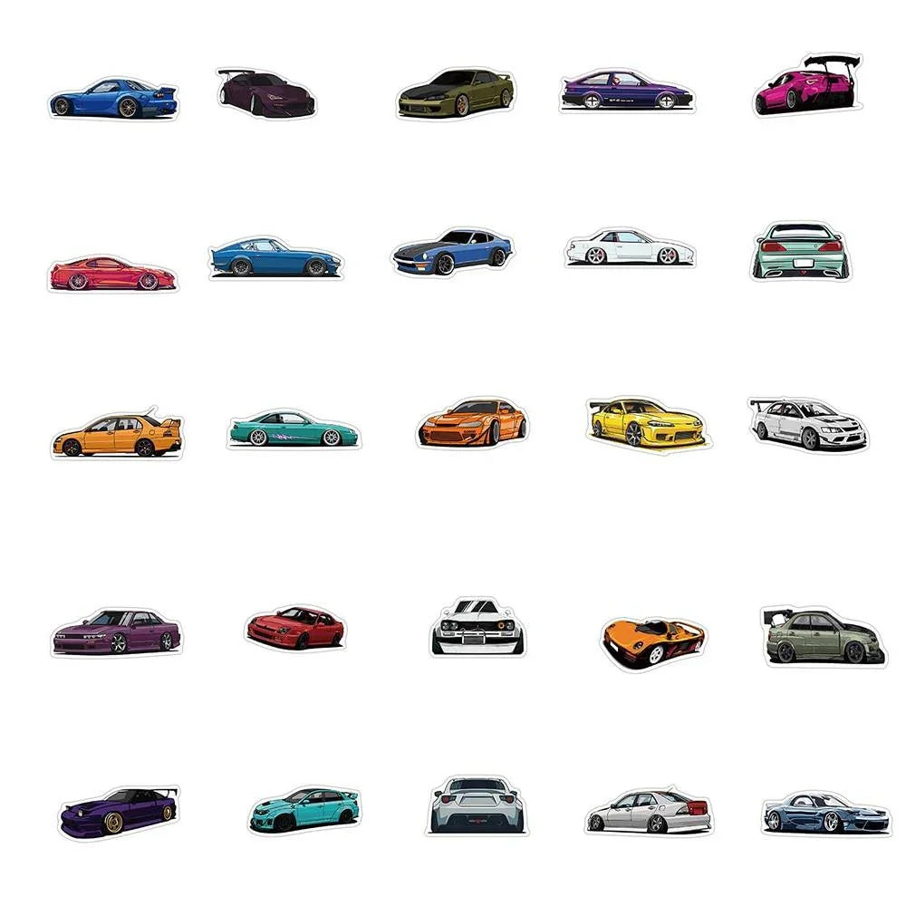JDM Car sticker pack - 50 / 100 pieces