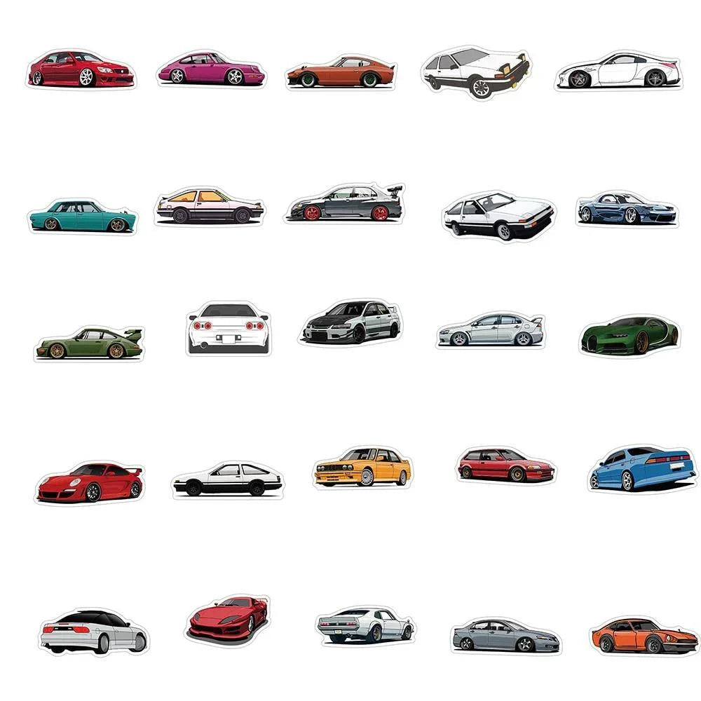 JDM Car sticker pack - 50 / 100 pieces