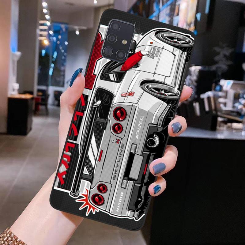 JDM color illustrated phone cases for Samsung Galaxy S20, S21, S30