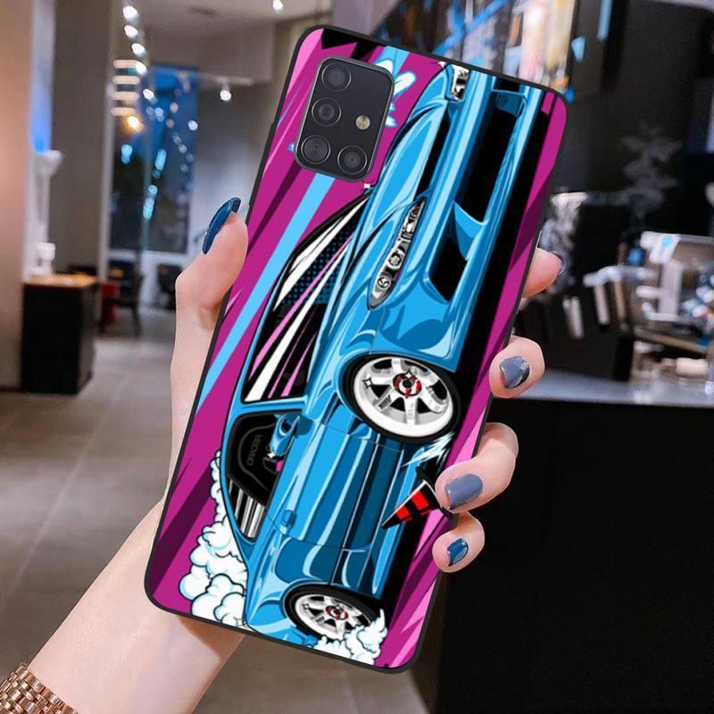 JDM color illustrated phone cases for Samsung Galaxy S20, S21, S30