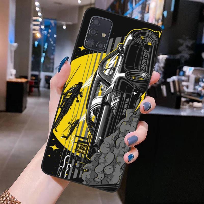 JDM color illustrated phone cases for Samsung Galaxy S20, S21, S30