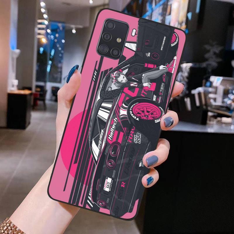 JDM color illustrated phone cases for Samsung Galaxy S20, S21, S30