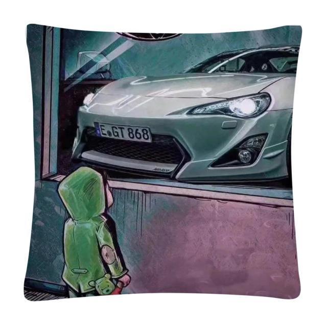 JDM Dream Car cushion cover 45X45cm - 12 styles!