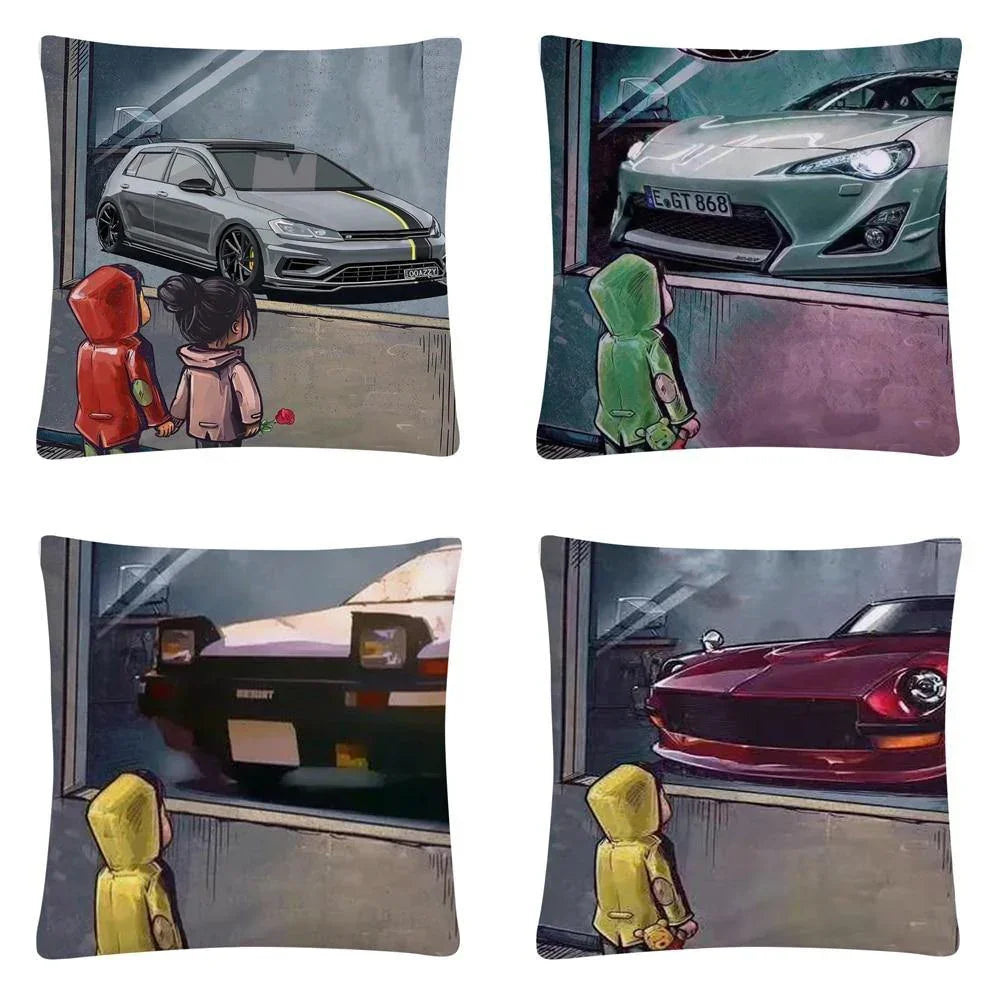JDM Dream Car cushion cover 45X45cm - 12 styles!