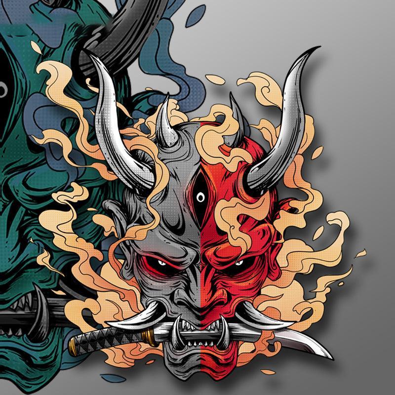 JDM Japanese Demon Car Stickers