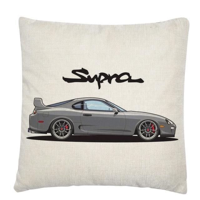 JDM Legends Linen Cushion Cover 45 x 45cm - 16 styles!