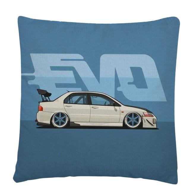 JDM Legends Linen Cushion Cover 45 x 45cm - 16 styles!