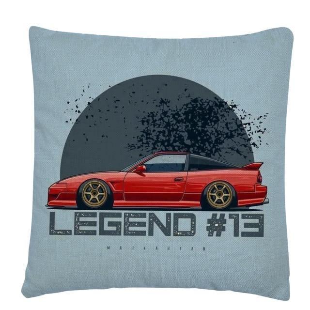 JDM Legends Linen Cushion Cover 45 x 45cm - 16 styles!