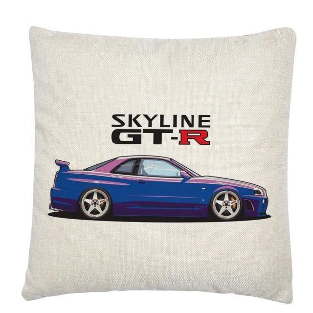 JDM Legends Linen Cushion Cover 45 x 45cm - 16 styles!