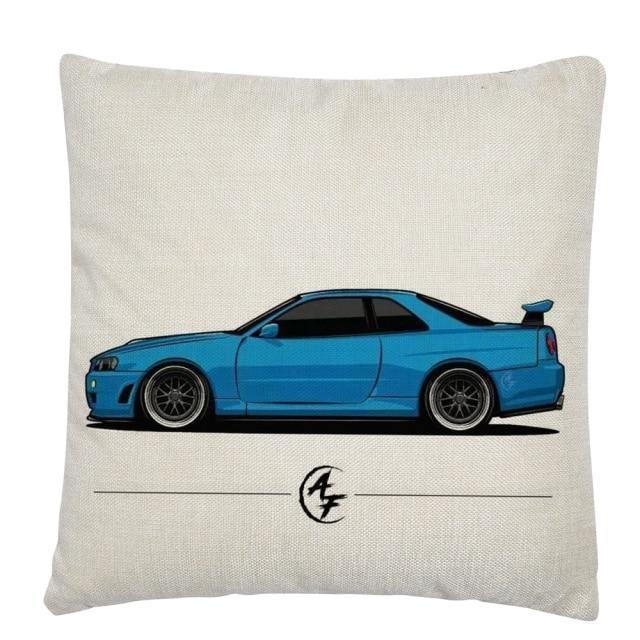 JDM Legends Linen Cushion Cover 45 x 45cm - 16 styles!