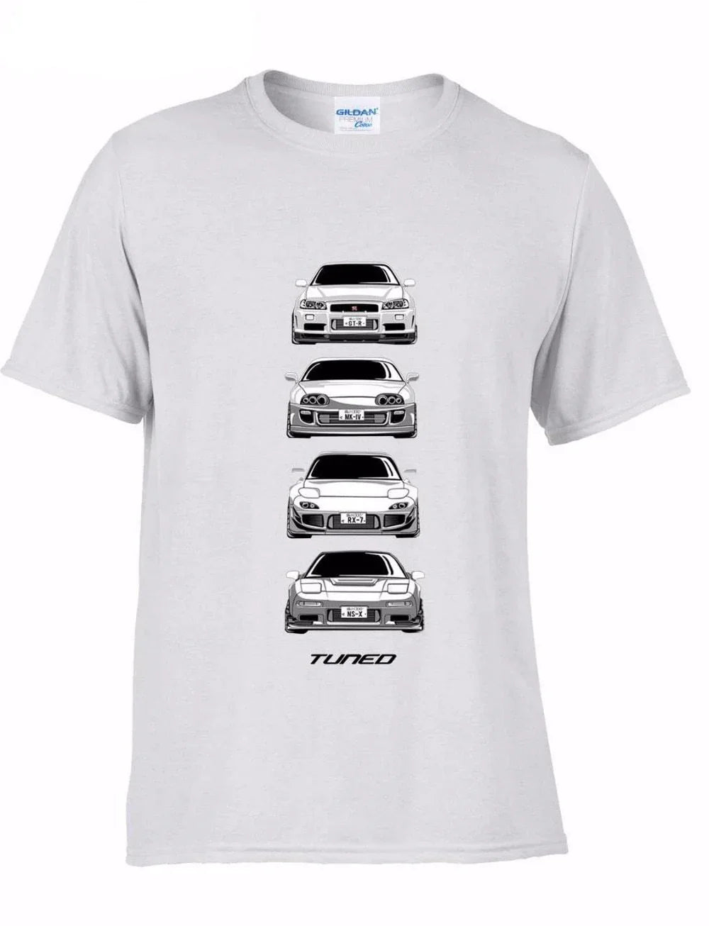 JDM Legends Shirt - R34 GTR / Supra / RX7 / NSX - 9 colors!