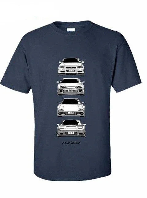 JDM Legends Shirt - R34 GTR / Supra / RX7 / NSX - 9 colors!