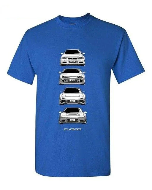 JDM Legends Shirt - R34 GTR / Supra / RX7 / NSX - 9 colors!