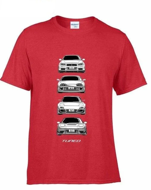 JDM Legends Shirt - R34 GTR / Supra / RX7 / NSX - 9 colors!