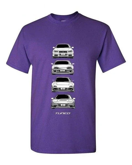 JDM Legends Shirt - R34 GTR / Supra / RX7 / NSX - 9 colors!