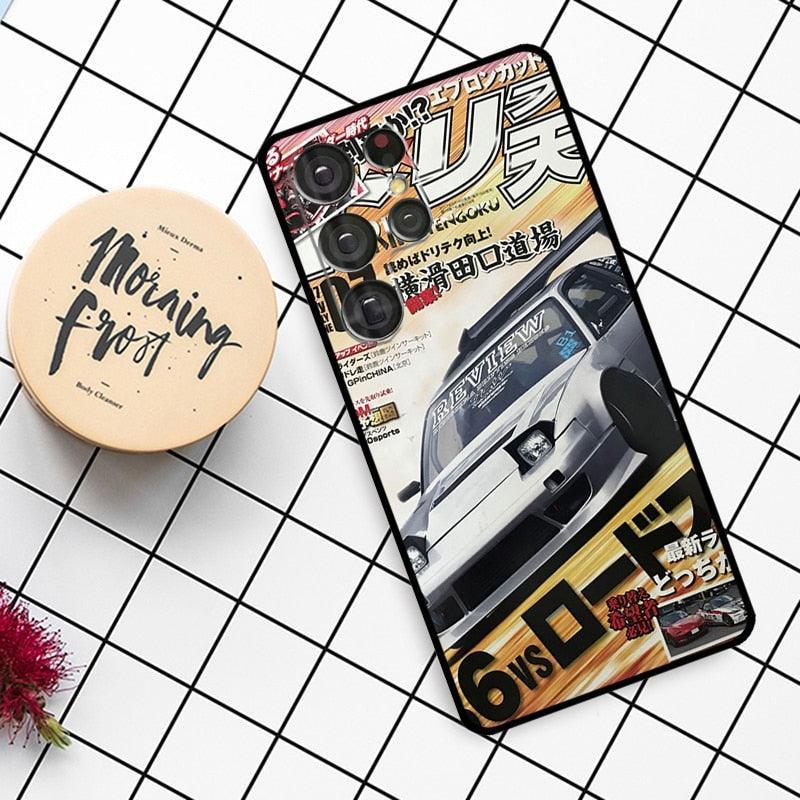 JDM Magazine case for Samsung S10, S20