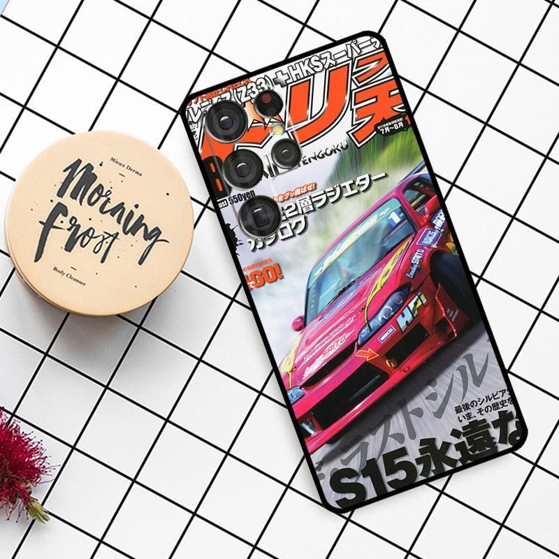 JDM Magazine case for Samsung S10, S20