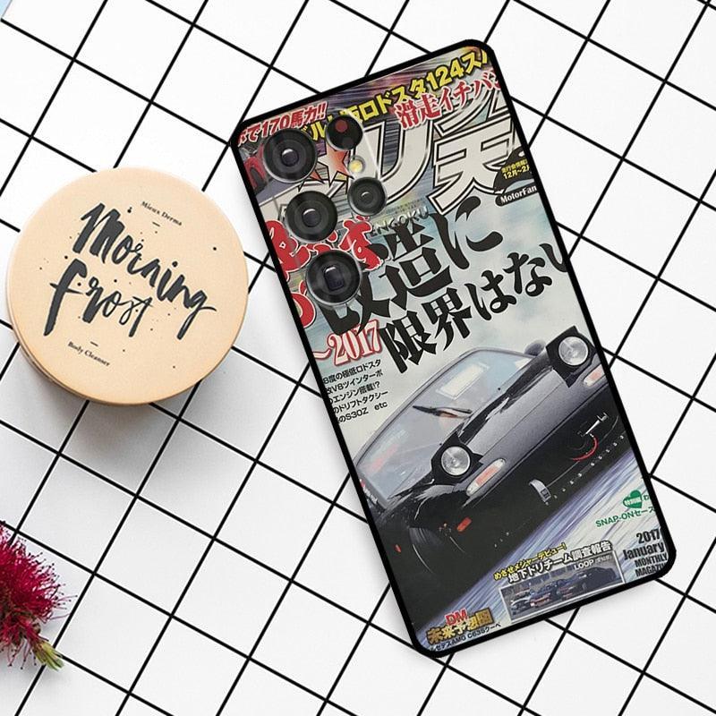 JDM Magazine case for Samsung S21, S22