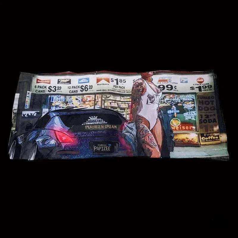 JDM microfiber towel for car cleaning, drying, car care, detailing etc