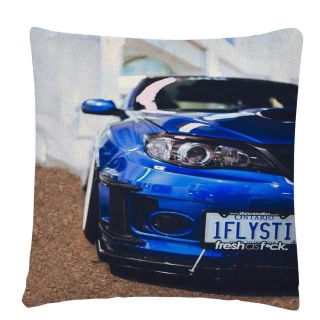 JDM Sports Car half side cushion cover 45 x 45cm - over 20 styles!