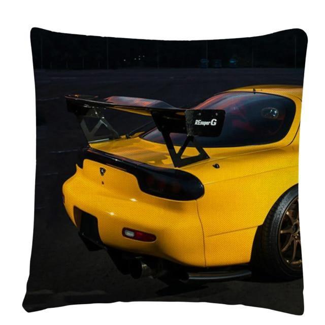 JDM Sports Car half side cushion cover 45 x 45cm - over 20 styles!