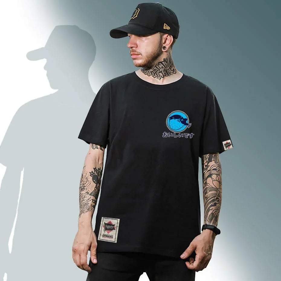 JDM Streetwear Puffer Fish Ramen T-Shirt