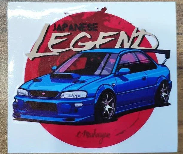 Large 13cm x 11.3cm JDM vinyl stickers