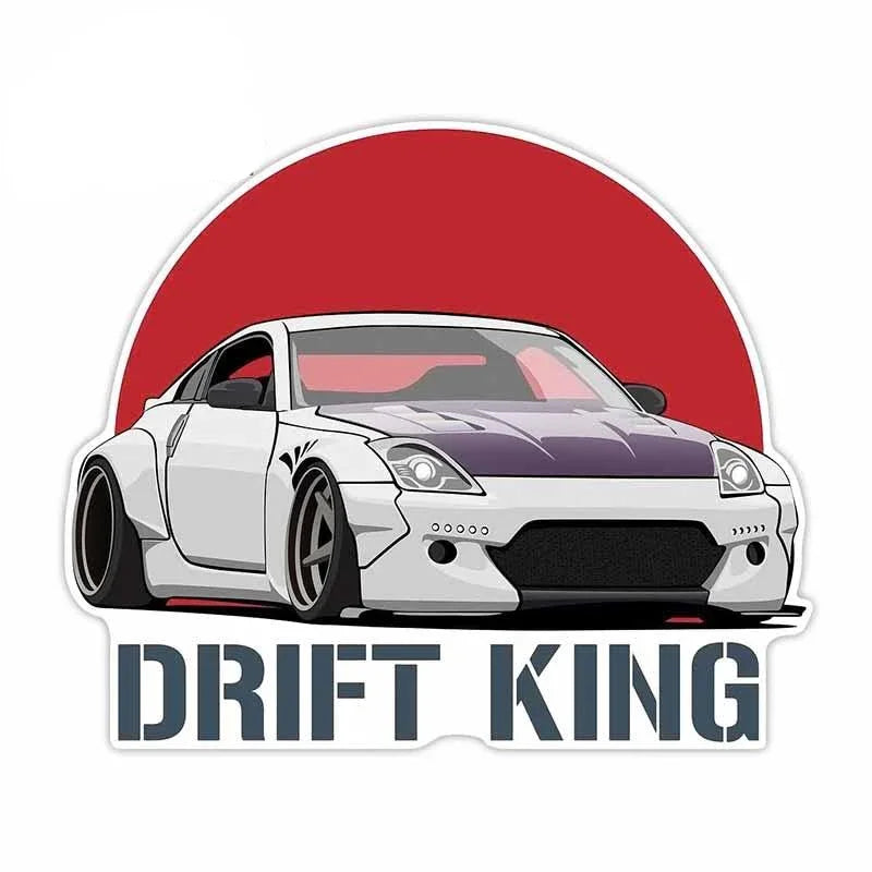 Large 13cm x 11.3cm JDM vinyl stickers